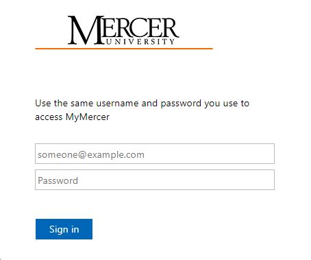 canvas mercer login.